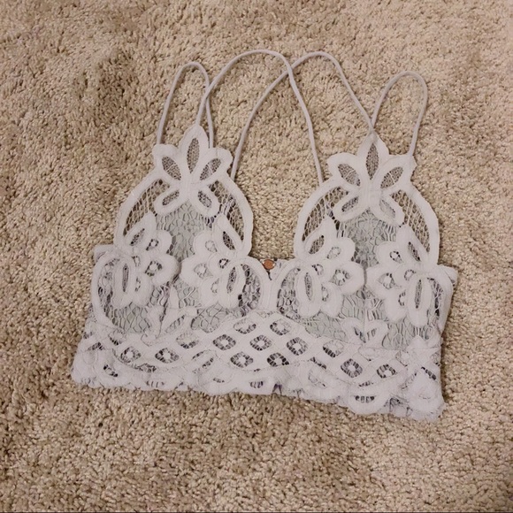SOLD ON MERC: Free People Adella Gray Bralette - Picture 5 of 8